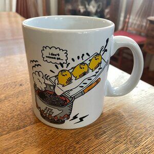 Gudetama "I Don't Wanna Go" Lazy Egg Coffee Cup Mug 2023